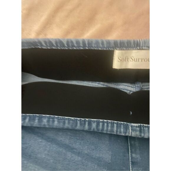 NWT Soft Surroundings Supremely Soft Pull on skinny Jeans Comfort Waist Size PL - Picture 9 of 16
